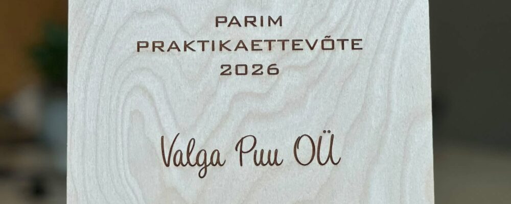 Luua Metsanduskooli tunnuskiri parimale praktikaettevõttele